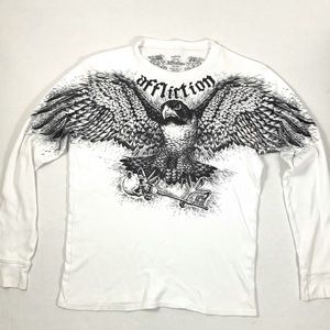 Affliction Long Sleeve Eagle Men’s Size L